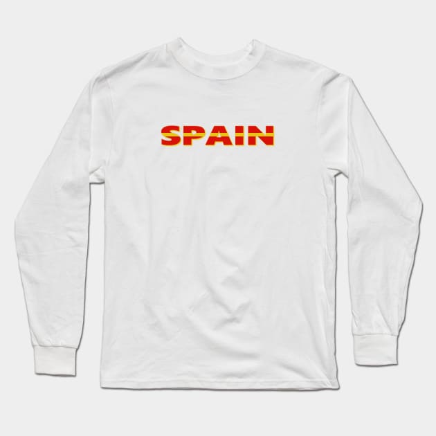 SPAIN. ESPAÑA. SAMER BRASIL Long Sleeve T-Shirt by Samer Brasil